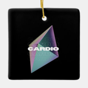 Cardio Ceramic Ornament