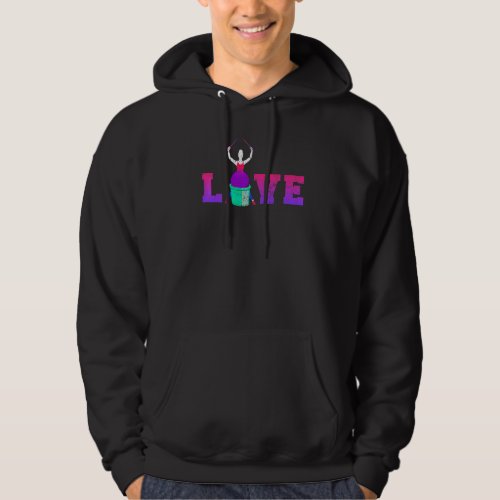 Cardio Drumming Love Gym Workout Fitness Class Hoodie