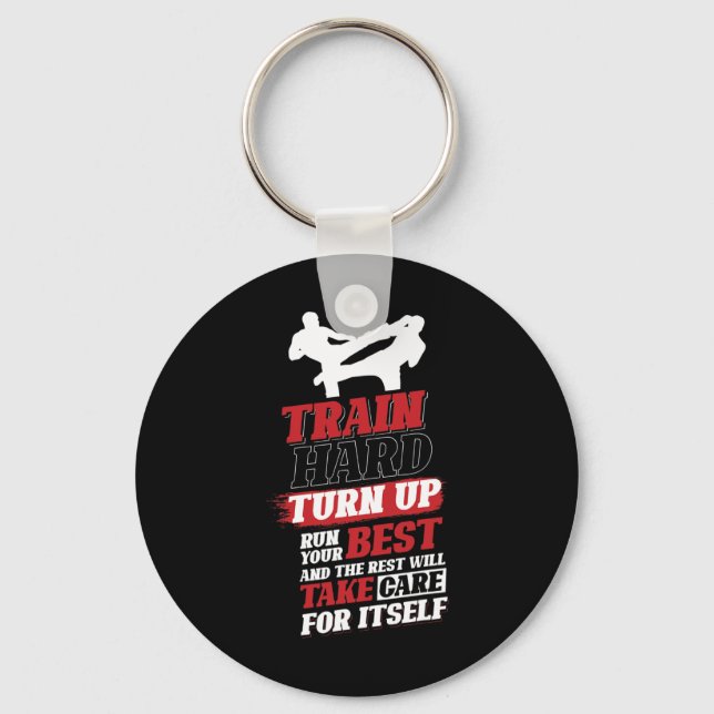 Cardio Kickboxing Design For Kickboxer  Keychain (Front)