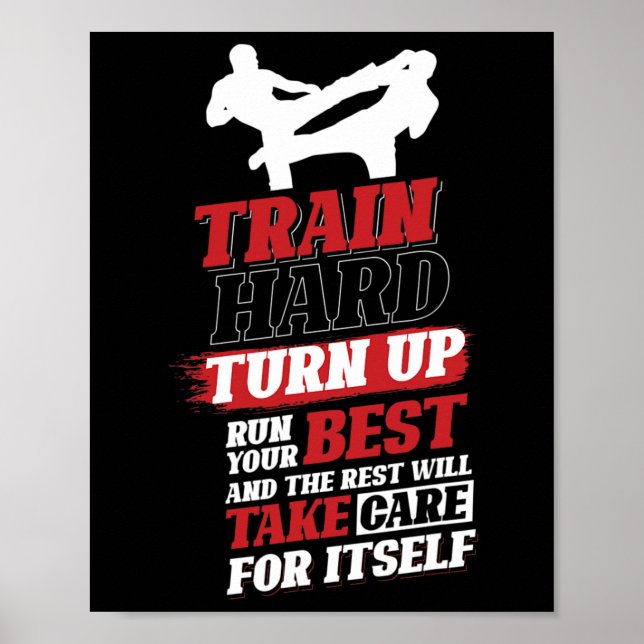 Cardio Kickboxing Design For Kickboxer  Poster (Front)