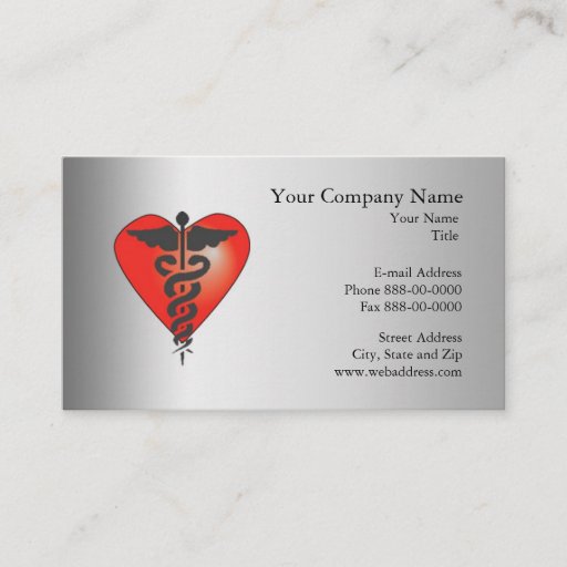 Customizable Cardiologist  Business Card