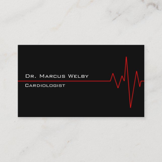 Cardiologist Business Card (Front)