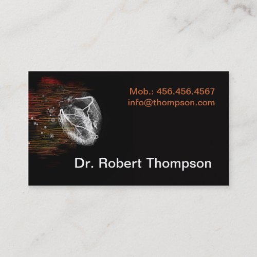 Cardiologist  Cardiology  Cardio Clinic Private Business Card