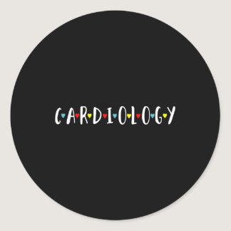 Cardiologist Cardiology Cardiologists He Surgeon Classic Round Sticker