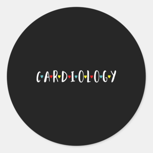 Cardiologist Cardiology Cardiologists He Surgeon Classic Round Sticker