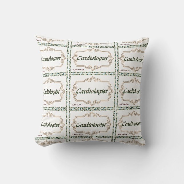Cardiologist - Classy Throw Pillow (Front)