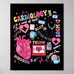Cardiologist Cvicu Cardiac Nurse Cardiology Is Wor Poster