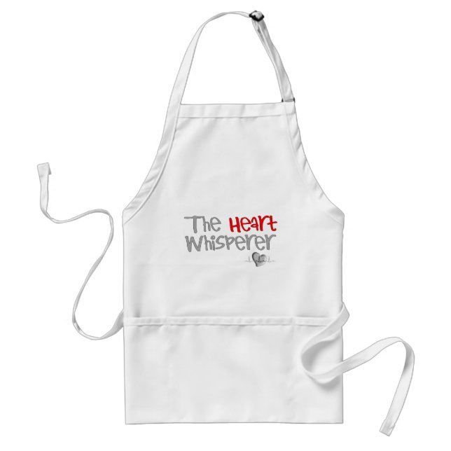 Cardiologist Gifts "The Heart Whisperer" Adult Apron (Front)