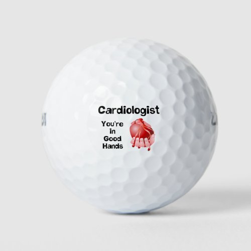 Cardiologist Good Hands  Golf Balls