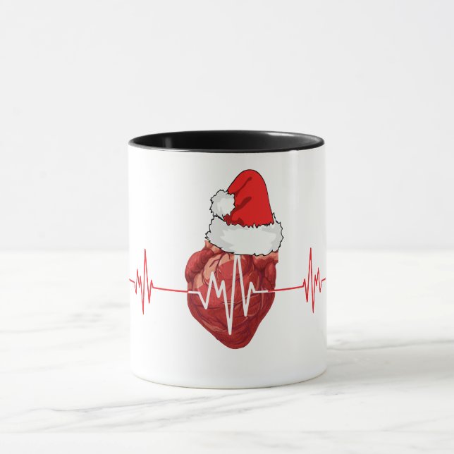 cardiologist heart doctor cardiology Christmas  Mug (Center)