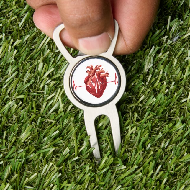 cardiologist heart doctor cardiology I Hear You Divot Tool (Insitu 1)