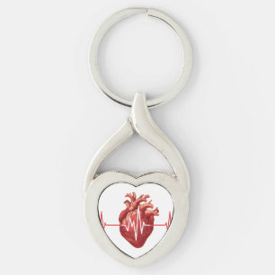 cardiologist heart doctor cardiology I Hear You Keychain