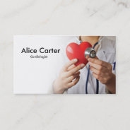Cardiologist Heart Doctor Clinic First Aid Business Card at Zazzle
