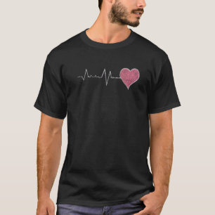 Cardiologist Heart EKG Heartbeat Pulseline Cardiol T-Shirt