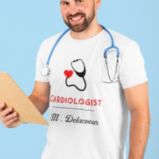 Cardiologist -  heart shaped stethoscope 