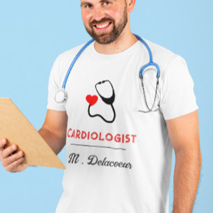 Cardiologist - heart shaped stethoscope T-Shirt