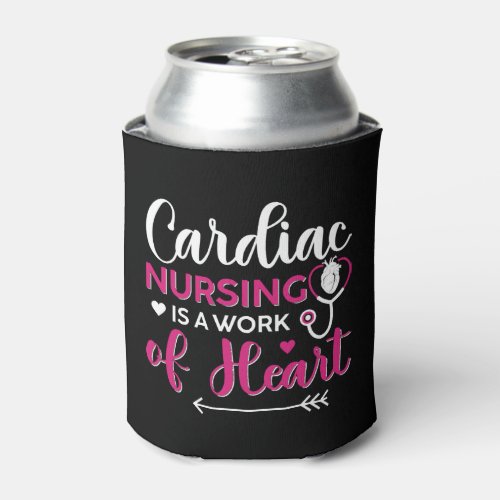 Cardiologist Heartbeat Cardiology Cardiac Nurse Can Cooler