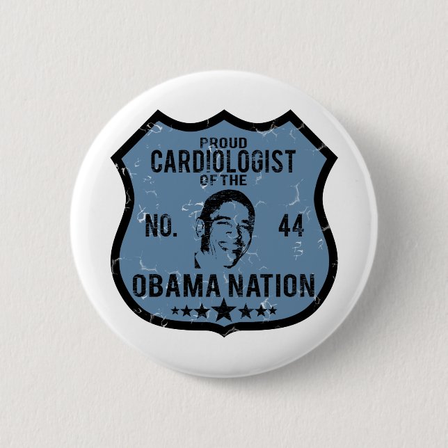 Cardiologist Obama Nation Button (Front)