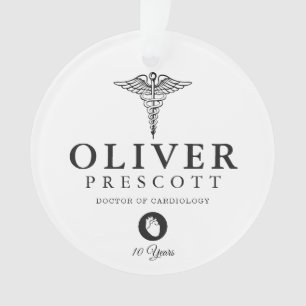 Cardiologist Professional Graduation   Retirement Ornament