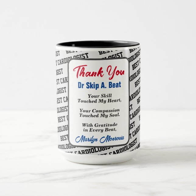 Cardiologist Thank You  Mug (Center)