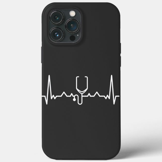 Cardiologist  with ECG Case-Mate iPhone Case (Back)