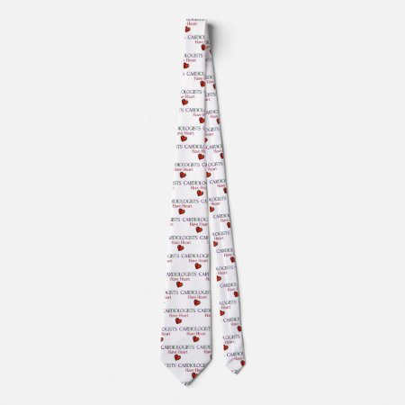 Cardiologists Have Heart Neck Tie