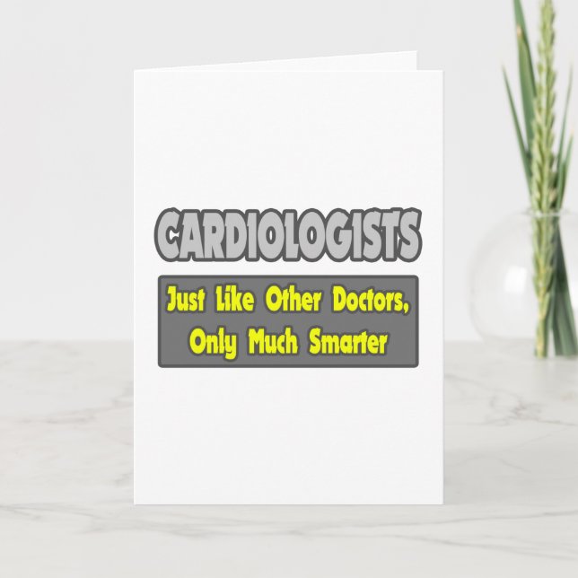 Cardiologists...Smarter Card (Front)