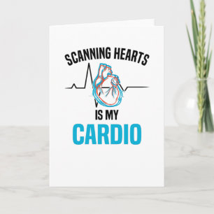 Cardiology Cardiologist Heart Heartchair Heartbeat Card