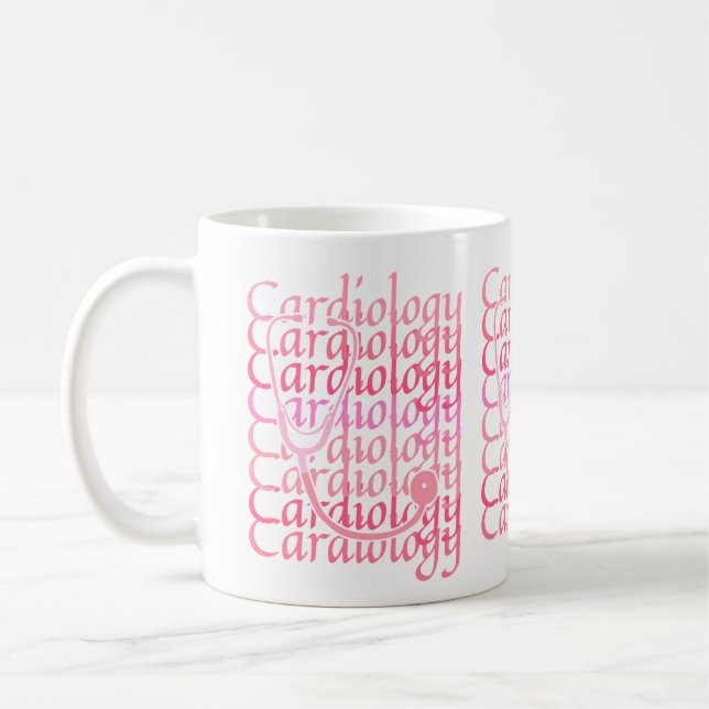 Cardiology Cardiologist Heart Surgeon Coffee Mug (Left)