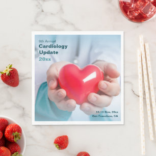 Cardiology Cardiothoracic Medical Conference Napkins