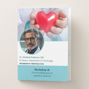 Cardiology Cardiothoracic Medical Conference Pocket Folder