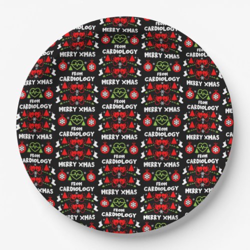 Cardiology Christmas Medical Staff Gifts Paper Plates