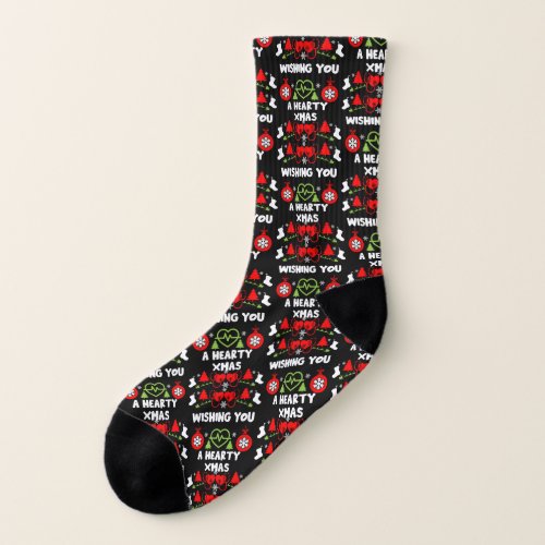 Cardiology Christmas Medical Staff Gifts Socks