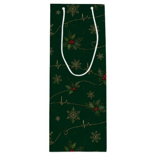 Cardiology EKG ECG Electrocardiogram Christmas Bag