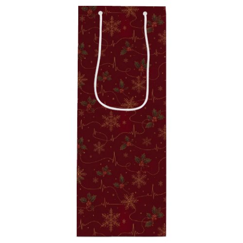 Cardiology EKG ECG Electrocardiogram Christmas Bag