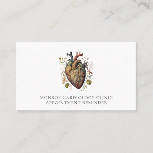 Cardiology Medical Appointment Reminder Card