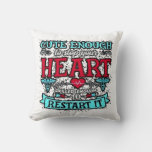 Cardiology Nurse Graphic  Dress Throw Pillow