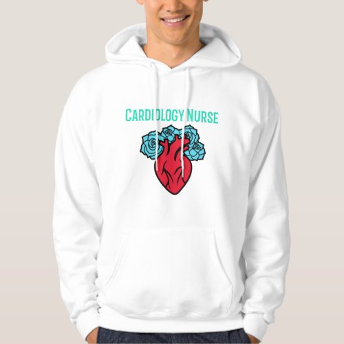 Cardiology Nurse Heart and Roses T Shirt  