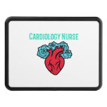Cardiology Nurse Heart and Roses T Shirt   Hitch Cover