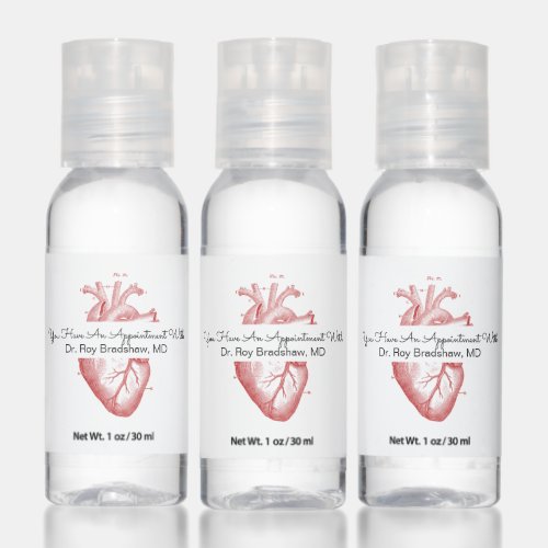 Cardiology Or Cardiologist Appointment Card Hand Sanitizer