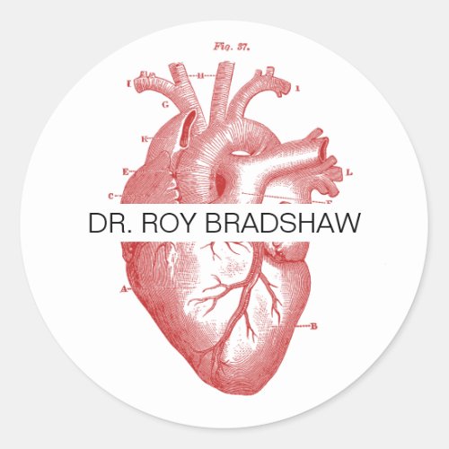 Cardiology Or Cardiologist  Classic Round Sticker