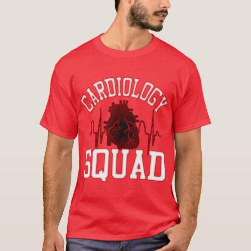 Cardiology Squad  Cardiac Nurse Cathlab Nurse  gif T_Shirt
