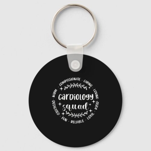 Cardiology Squad Cardiologist Cardiologists Surgeo Keychain