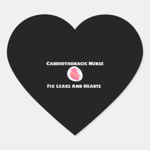Cardiothoracic Nurse Heart Sticker