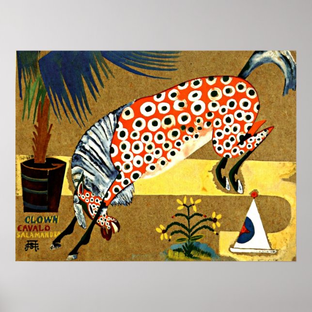 Cardoso - Clown Horse Salamandra Poster (Front)