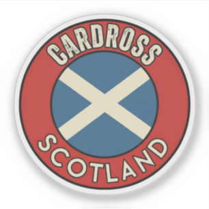 Cardross, Scotland Sticker