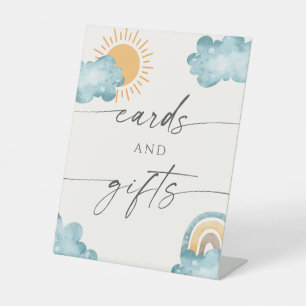 Cards And Gifts Baby Shower Sunshine  Pedestal Sign