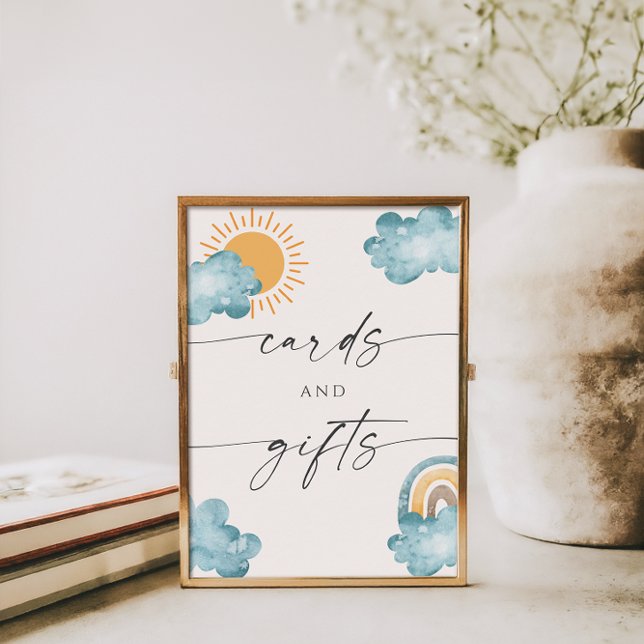 Cards And Gifts Baby Shower Sunshine Poster Sign (Creator Uploaded)