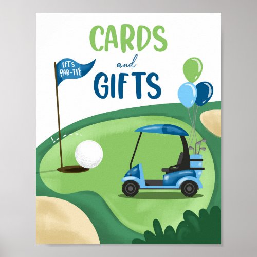 Cards and Gifts Golf Par_Tee Boy Birthday Sign