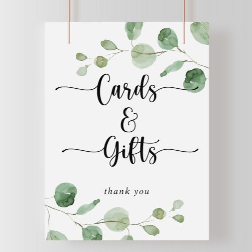 Cards and Gifts Green Delight Eucalyptus Sign